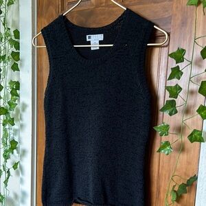 CAROLE LITTLE Cotton Blend Knit Tank Top | PM